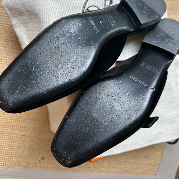 Authentic HERMES beauty mule SIZE 38 with box and dust bag - Picture 4 of 7
